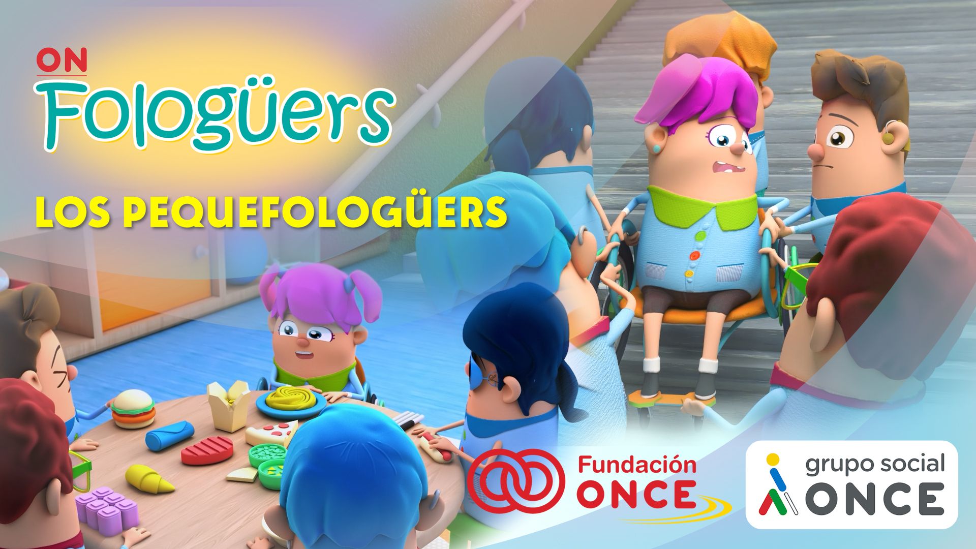 ON Fologüers serie de animación social creada para Fundación ONCE dirigida por Rubén Mateo